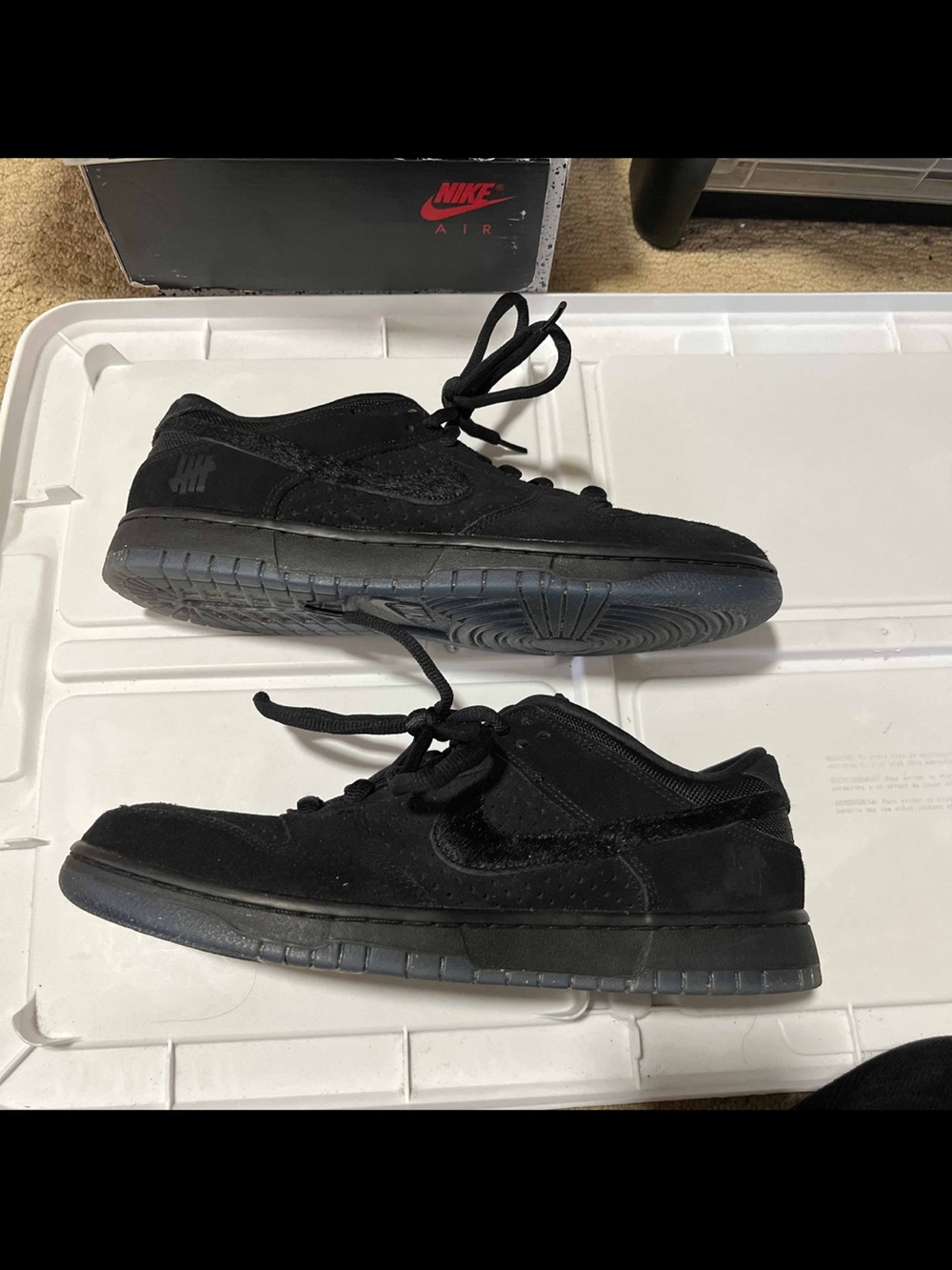 Nike x Undefeated Dunk Low Dunk vs AF1 Sz 11 DO9329-001